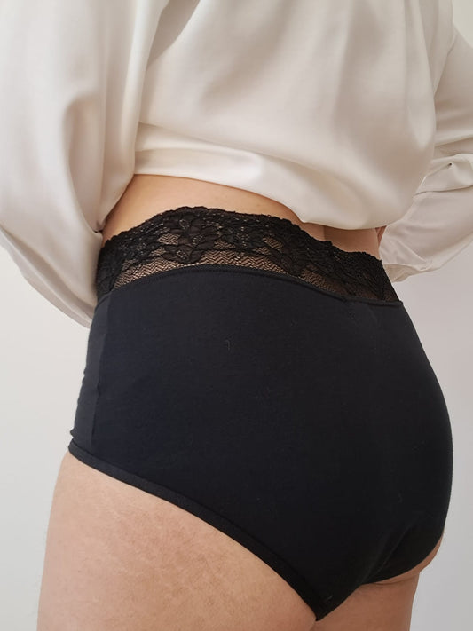 Menstrual Underwear Highwaist Lace